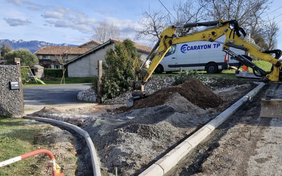 Réalisation d&rsquo;une entrée charretière