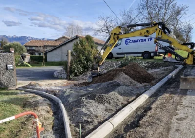 Réalisation d&rsquo;une entrée charretière