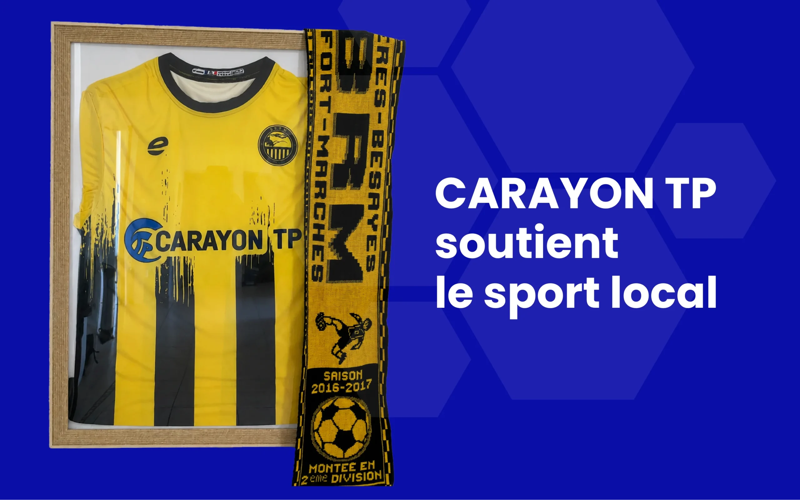 CARAYON TP soutient le sport local